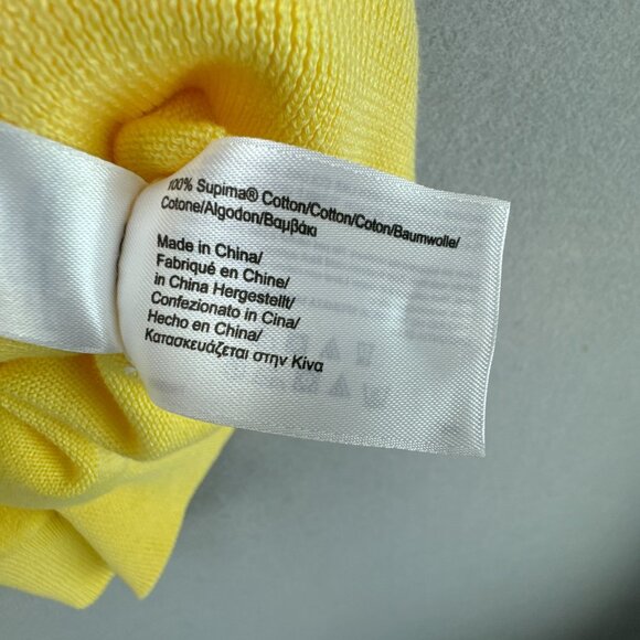 Brooks Brothers 346 Sweater Vest Mens Extra Large Yellow Pullover Supima Cotton - Picture 12 of 12